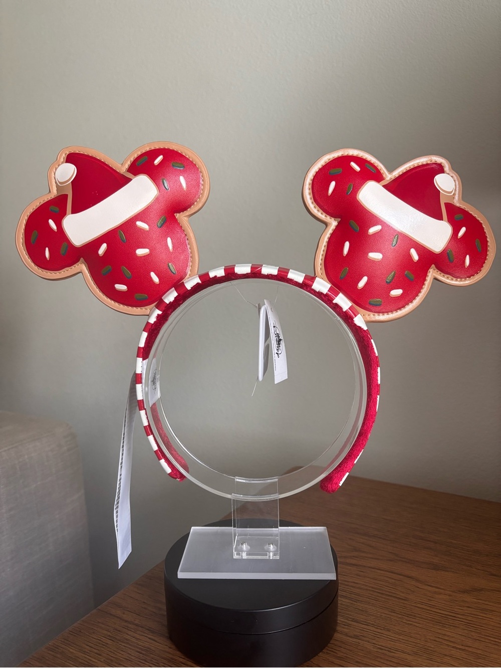 Disney Parks Santa Mickey Christmas Cookie Ears